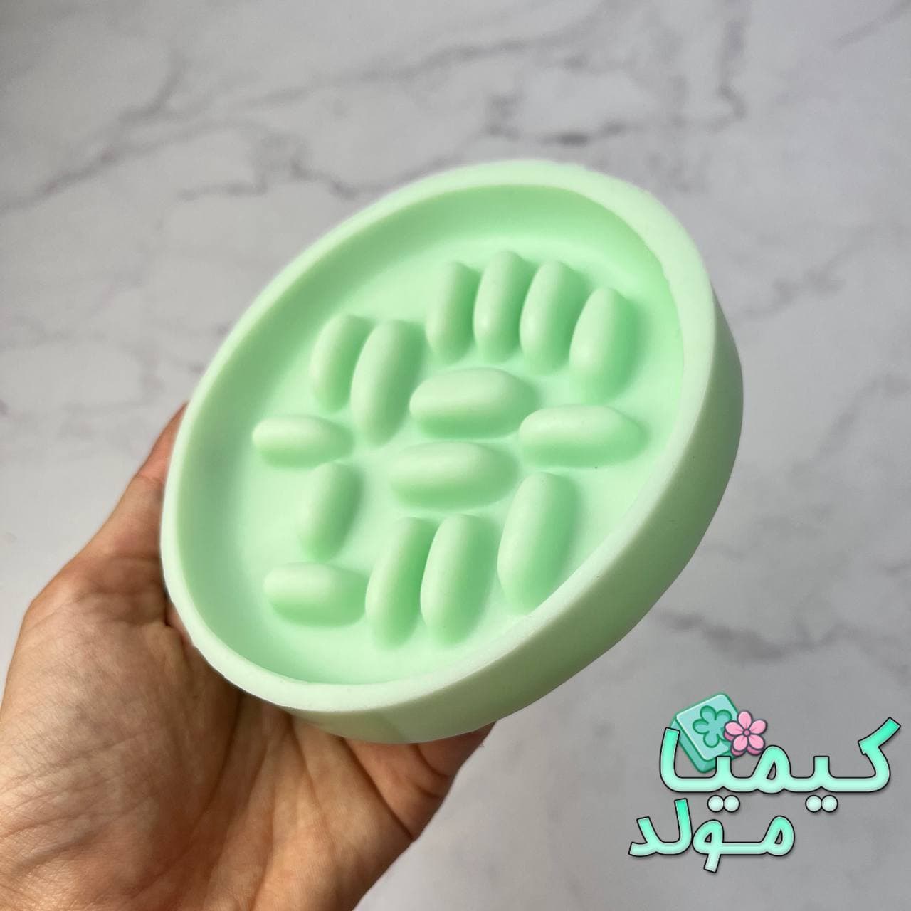 قالب سیلیکونی جا انگشتری پینترستی کیمیامولد — تصویر ۳