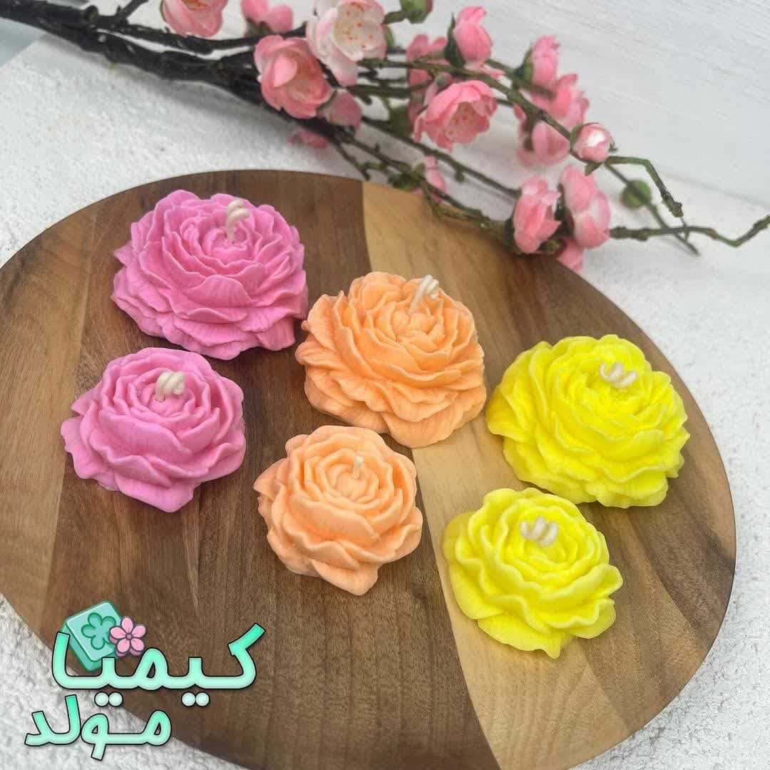 قالب سیلیکونی گل آلاله کیمیامولد — تصویر ۲