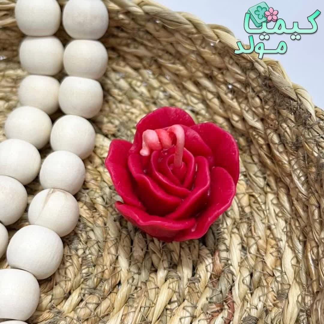 قالب سیلیکونی گل رز مینیاتوری کیمیامولد — تصویر ۲