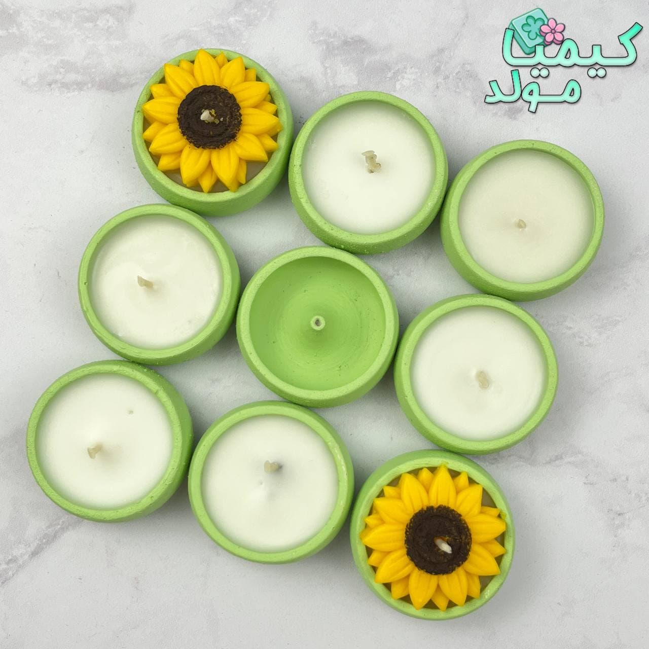 قالب سیلیکونی ست مینیمال شات و جاعودی کیمیامولد — تصویر ۳