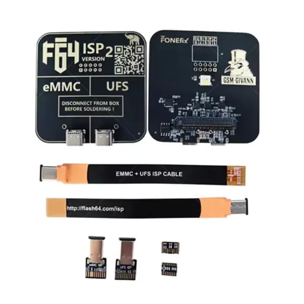 آداپتور ISP V2 مخصوص UFS و eMMC برای پروگرامر Flash 64