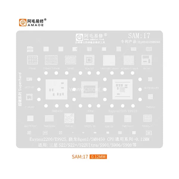شابلون سامسونگ AMAOE سری کامل (SAM:x) — تصویر ۵