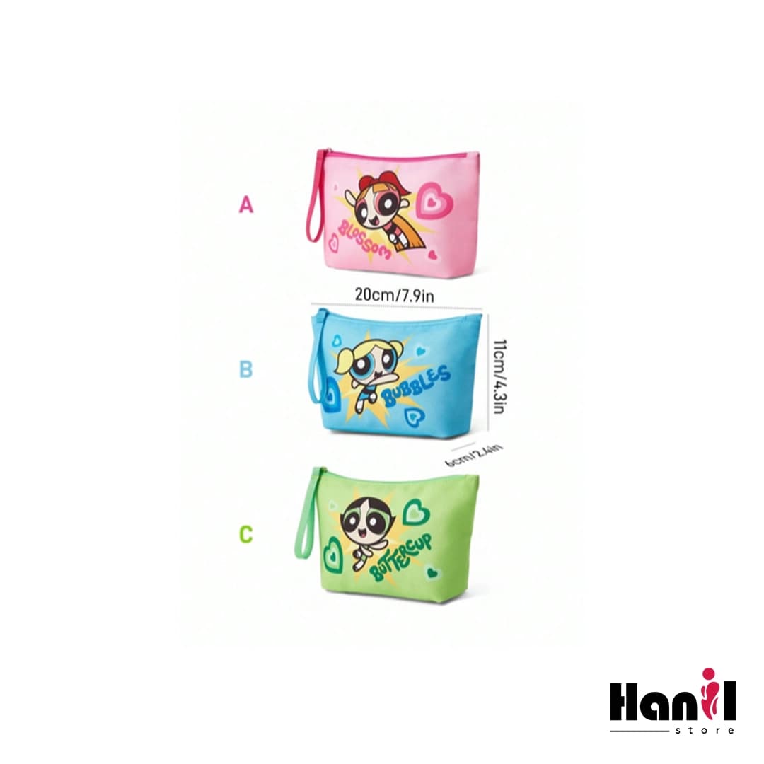 کیف آرایشی و چندکاره شین طرح پاورپاف گرلز (SHEIN X Powerpuff Girls) — تصویر ۵