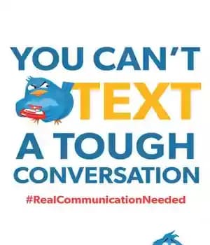 دانلود کتاب You Can’t Text a Tough Conversation: #RealCommunicationNeeded – شما نمی توانید برای یک مکالمه سخت پیامک ارسال کنید:…