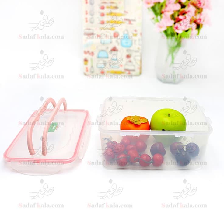 ظرف فریزری 2.5 لیتر دسته دار لیمون(12)/1060