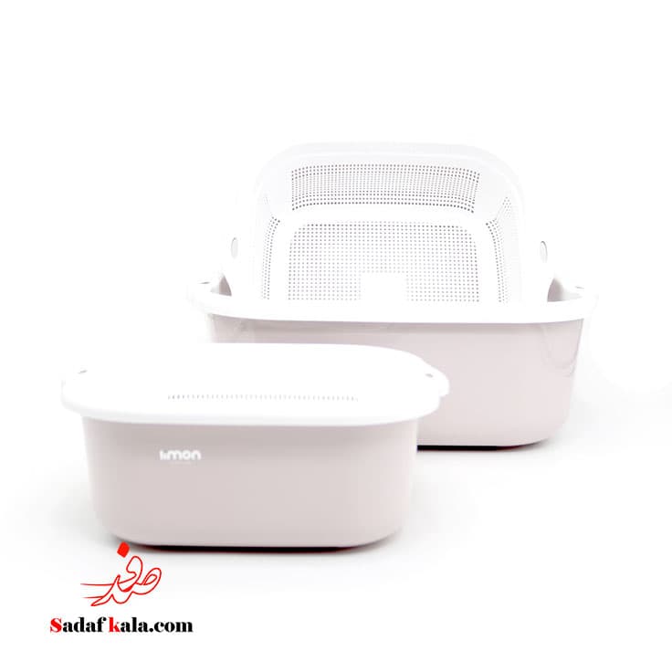 سرویس 6 پارچه آبکش و لگن نسیم الوان لیمون(6)/278 — تصویر ۵