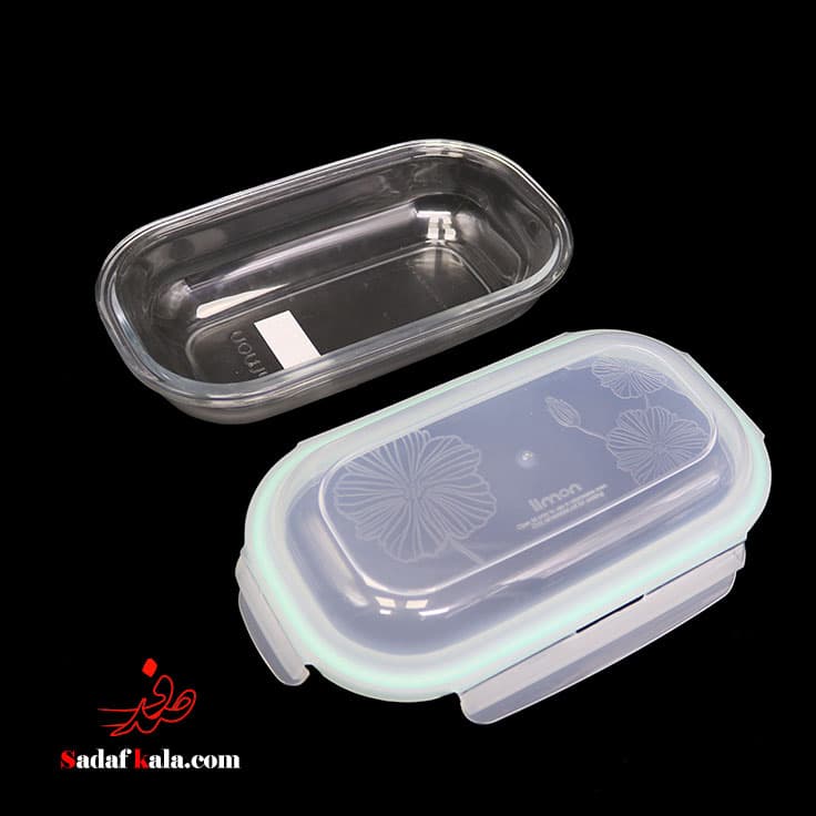 ظرف شیشه ای بیضی دربدار 500 میل لیمون(12)/2005 — تصویر ۳