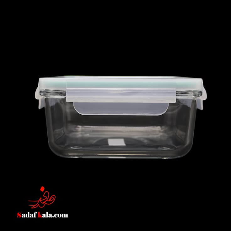 ظرف شیشه ای مربع دربدار 950 میل لیمون(12)/2034 — تصویر ۳
