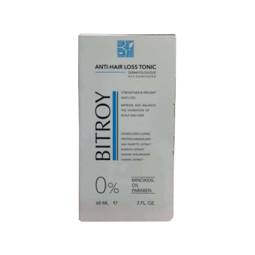 تونیک تقویت کننده مو حاوی عصاره های گیاهی بیتروی حجم ۶۰ میلی لیتر | Bitroy Anti Hair Loss Tonic 60 Ml — تصویر ۲
