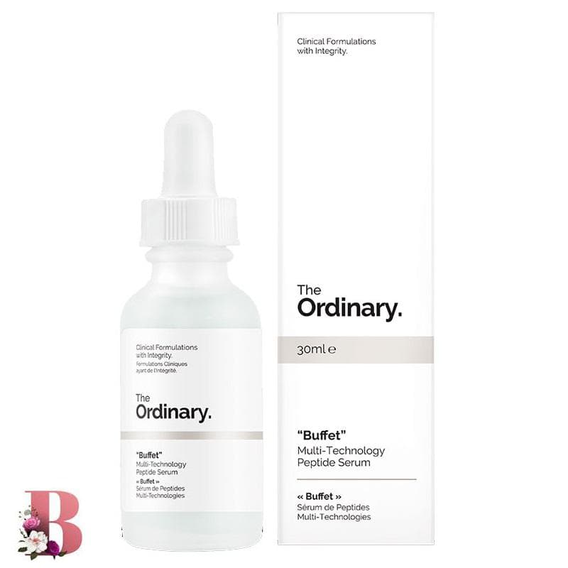 سرم جوانساز و ضد پیری دی اوردینری مدل بافت حجم ۳۰ میلی لیتر | The Ordinary Buffet Multi Technology Peptide Serum 30 ml