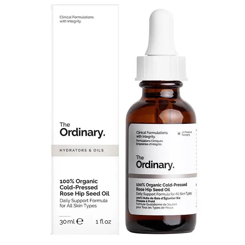 روغن دانه گل رز دی اوردینری حجم ۳۰ میلی لیتر | THE ORDINARY 100% ORGANIC COLD PRESSED ROSE HIP SEED OIL 30 ml