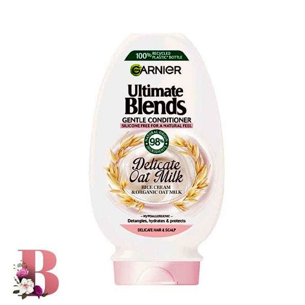 نرم کننده (کاندیشنر) مو گارنیه با عصاره جو دوسر ۴۰۰ میلی لیتر | Garnier Ultimate Blends Delicate Oat Milk Conditioner 400ml