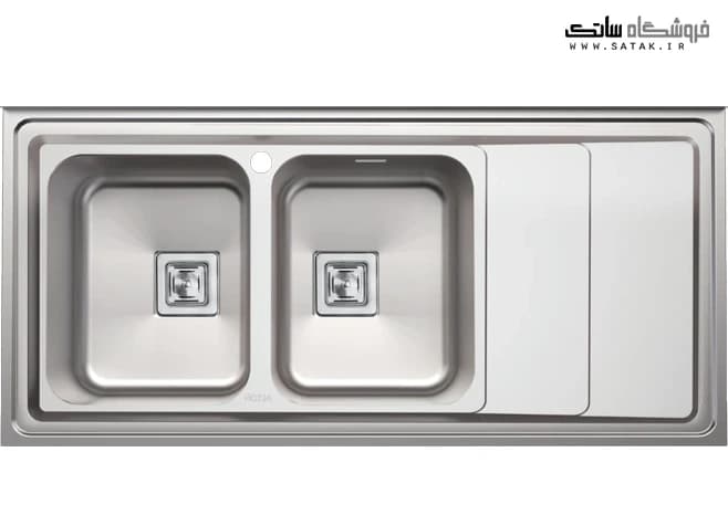 سینک ظرفشویی استیل روکار آلتون 1202L لگن چپ