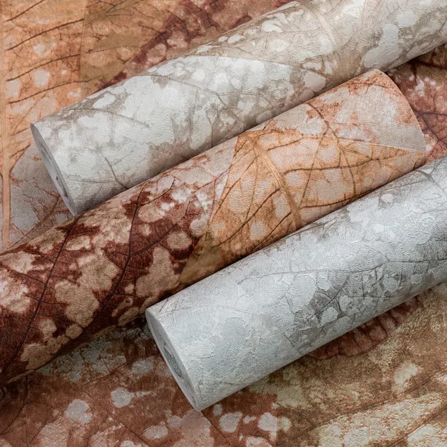 کاغذ دیواری راکتور طرح شاخ و برگ کد 8150 — تصویر ۵