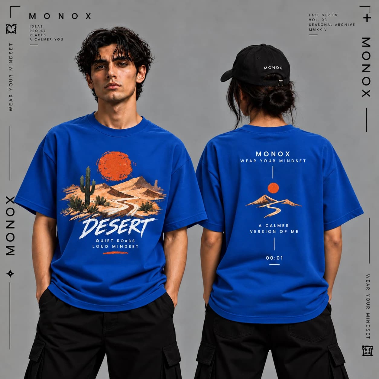 تیشرت MONOX مدل DESERT | یونیسکس — تصویر ۲