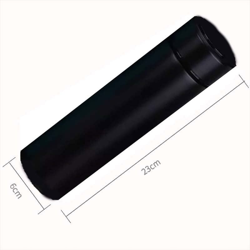 فلاسک چای استیل تک نفره مشکی نیم لیتری — تصویر ۲