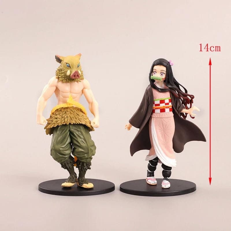 فیگور شیطان کش Demon Slayer کد 1411 بسته 6 عددی — تصویر ۵
