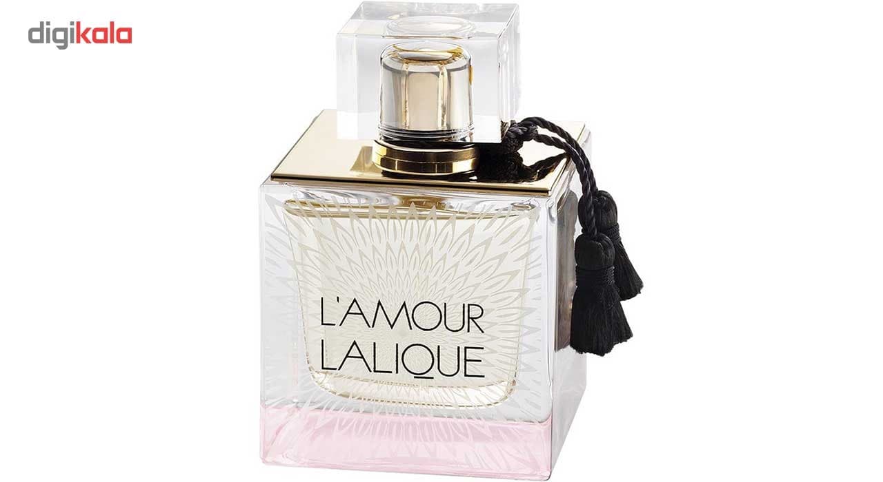 عطر و ادکلن زنانه تستر ادو پرفیوم زنانه لالیک مدل Le Amour حجم 100 میلی لیتر — تصویر ۲