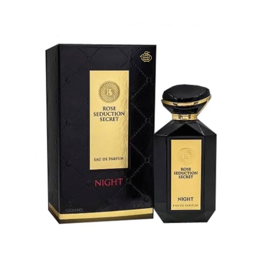عطر و ادکلن زنانه ادو پرفیوم زنانه فراگرنس ورد مدل ROSE SEDUCTION SECRET حجم 100 میلی لیتر