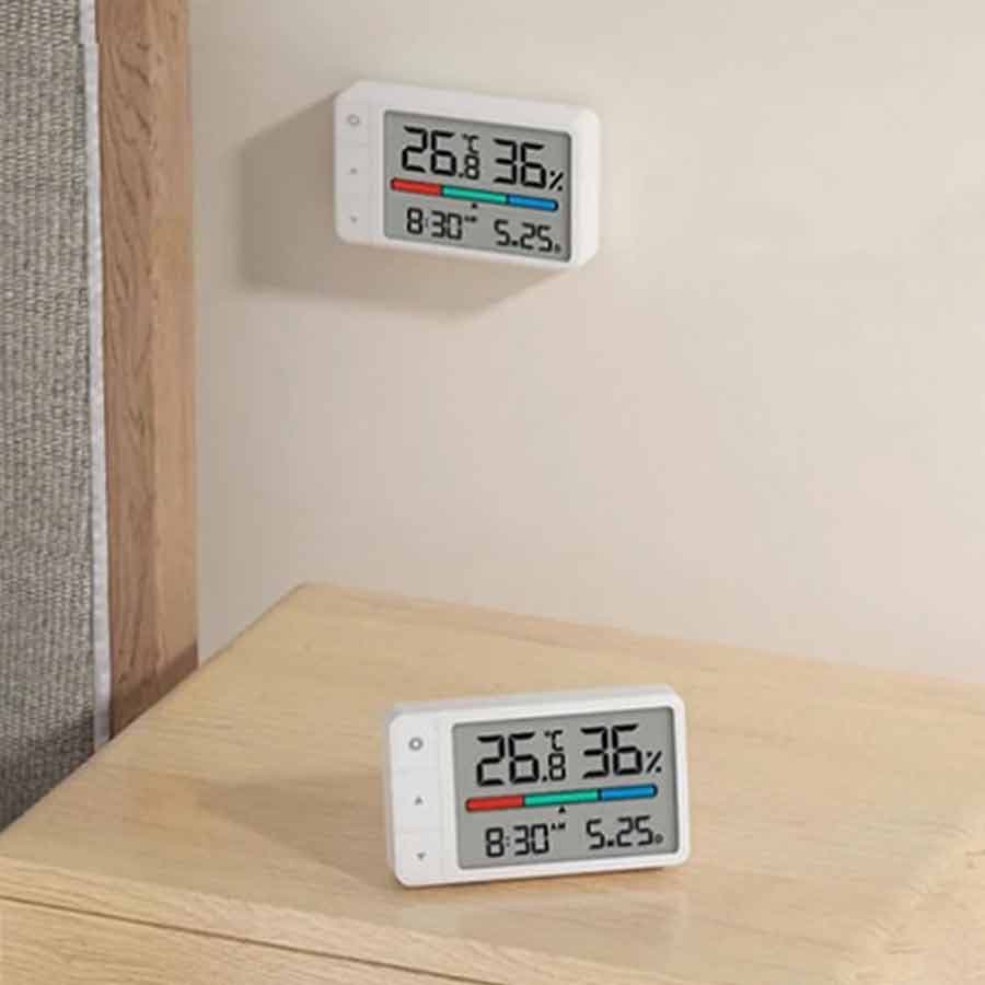 دماسنج و رطوبتسنج دیجیتال مدل MHO-C306 با نمایشگر LCD و سنسور دقیق — تصویر ۳