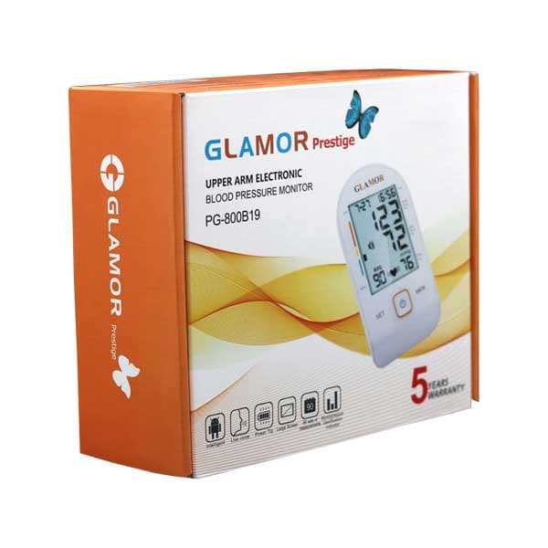 فشارسنج دیجیتال بازویی گلامور مدل PG-800B19 سخنگو به همراه دو کاف و آداپتور — تصویر ۲