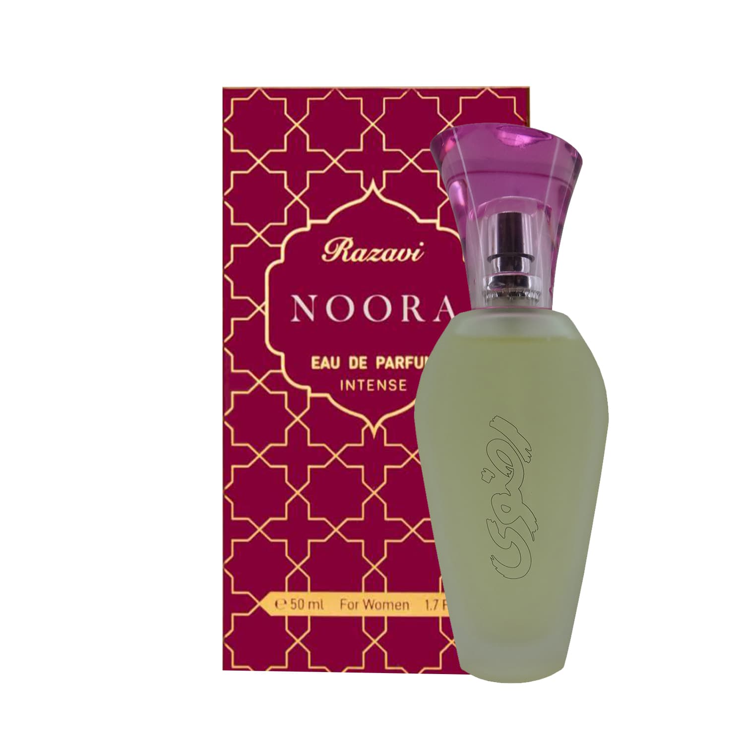 عطر و ادکلن زنانه ادو پرفیوم زنانه عطر رضوی مدل NOORA حجم 50 میلی لیتر