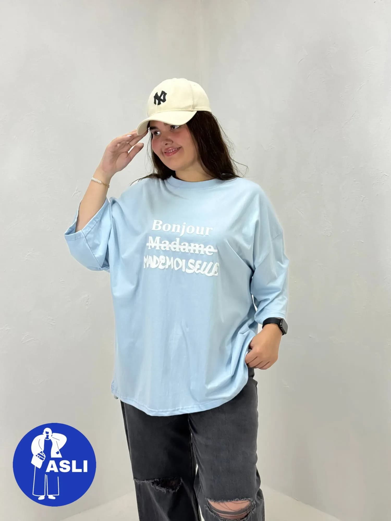 تیشرت سایز بزرگ Bonjour