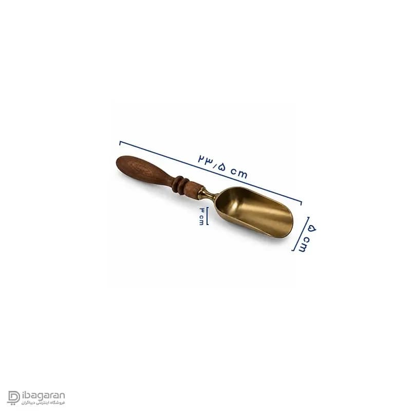 قاشق آجیل دسته چوبی ریور مدل 102 — تصویر ۲