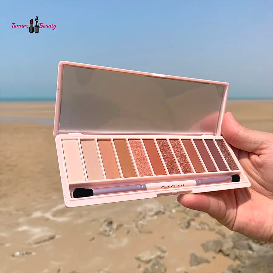 پالت سایه ۱۲ رنگ شیگلم مدل بورگاندی اصل | Sheglam Burgundy — تصویر ۳