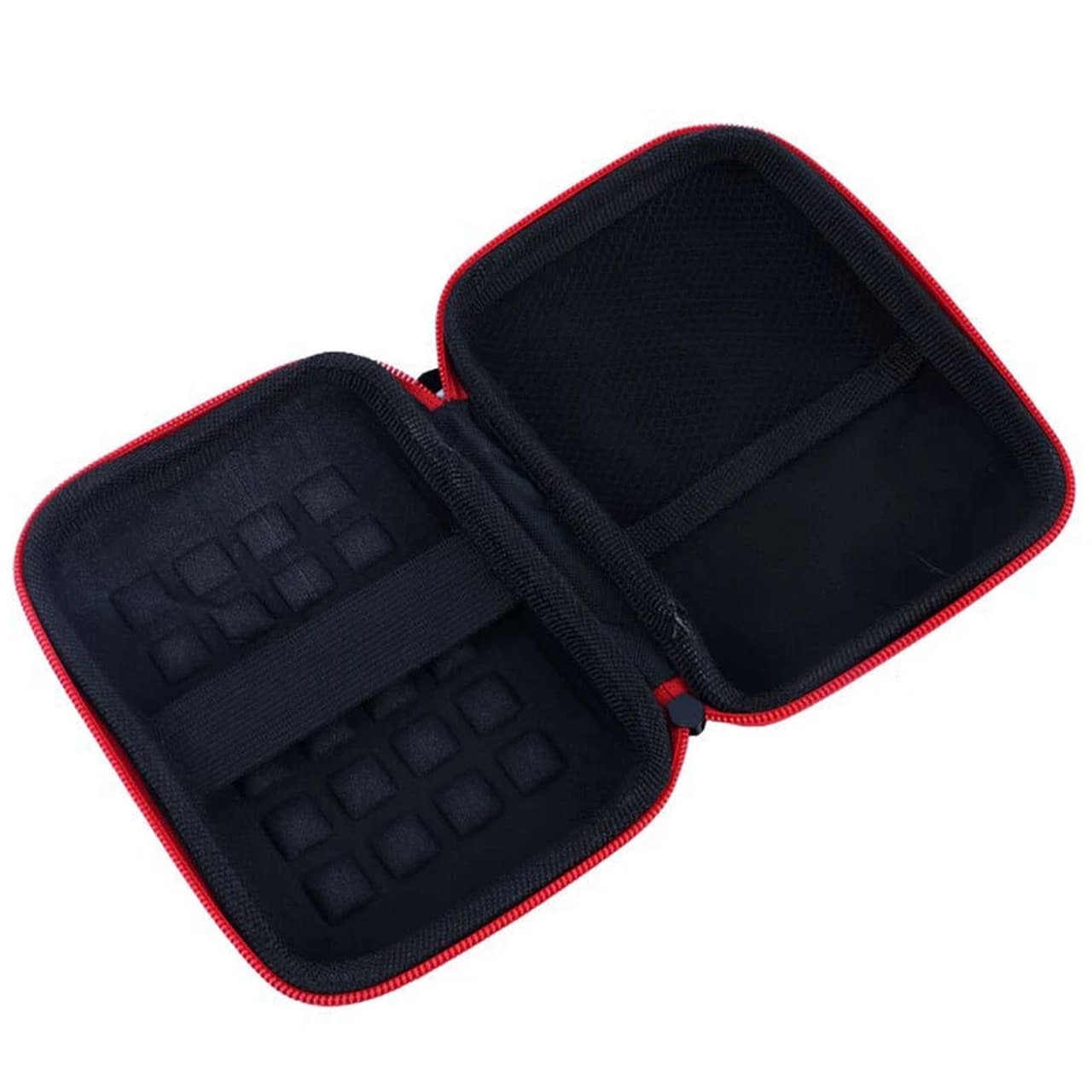 کیف هارد سایز 15×12 سانتیمتری – مشکی قرمز – RYL — تصویر ۲