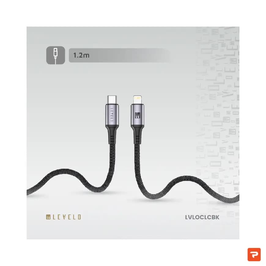 کابل Type C به Lightning لولو مدل LVLOCLCBK — تصویر ۴
