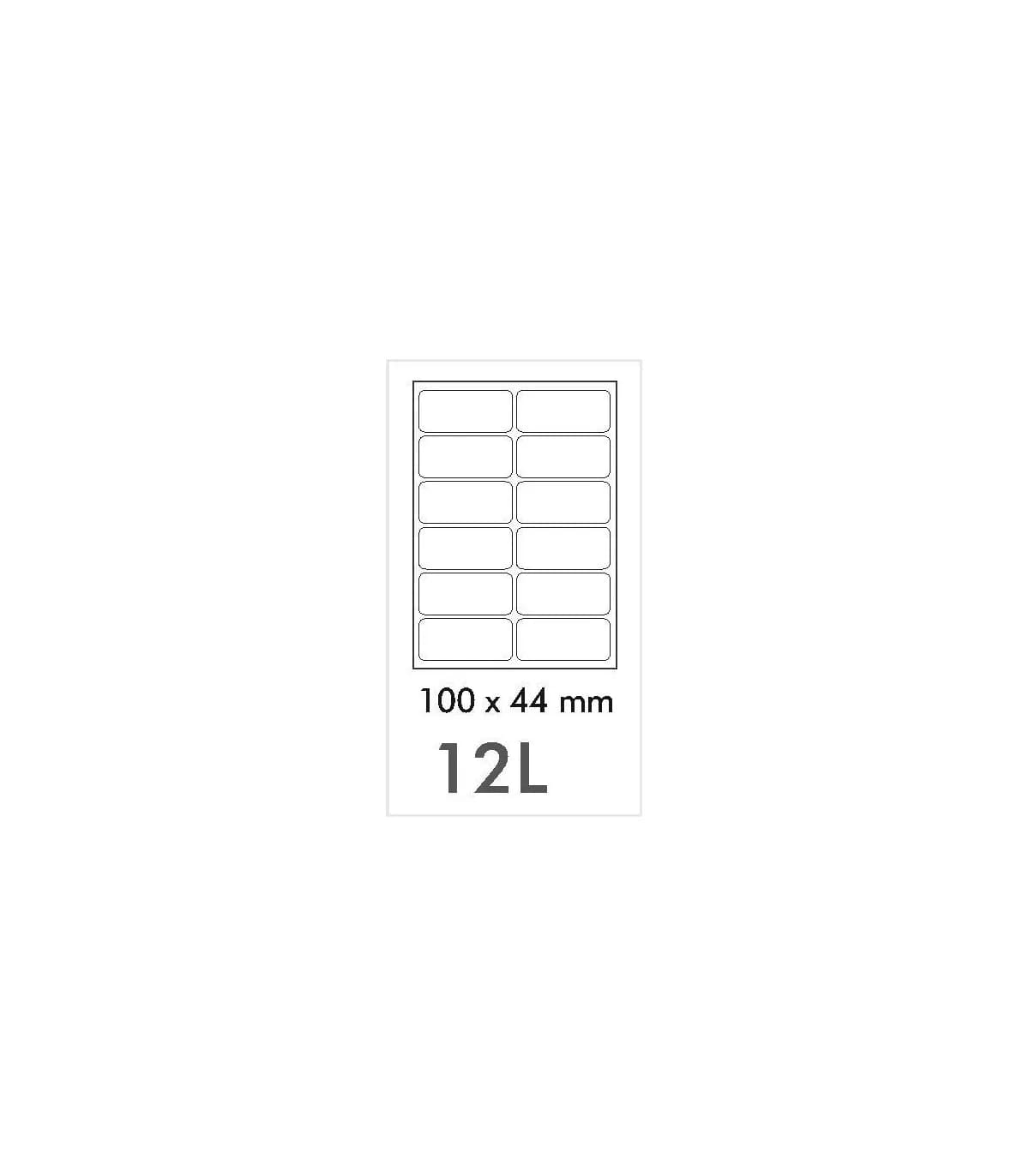لیبل مات 12 قسمتی A4 – نواجت