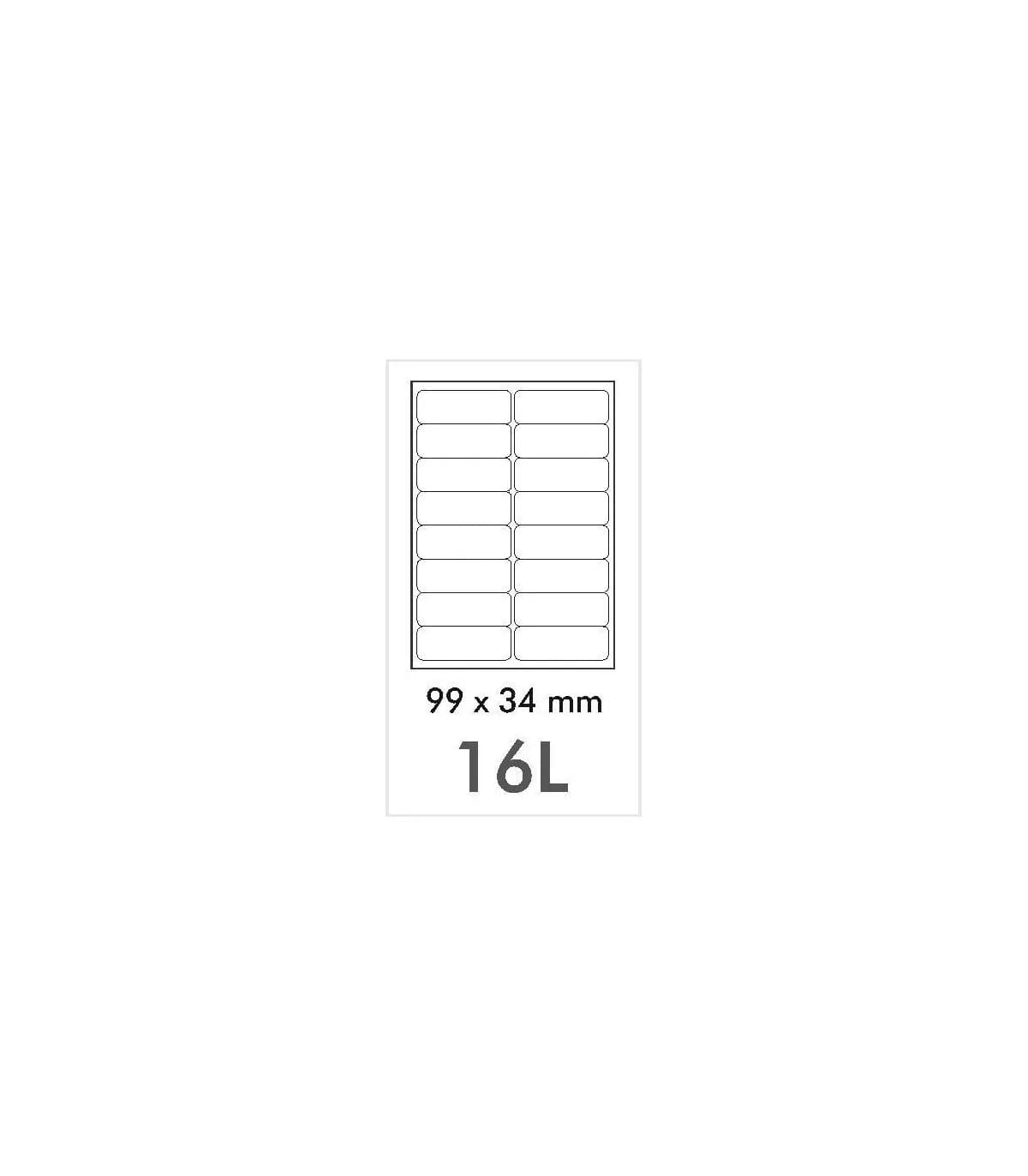 لیبل مات 16 قسمتی A4 – نواجت