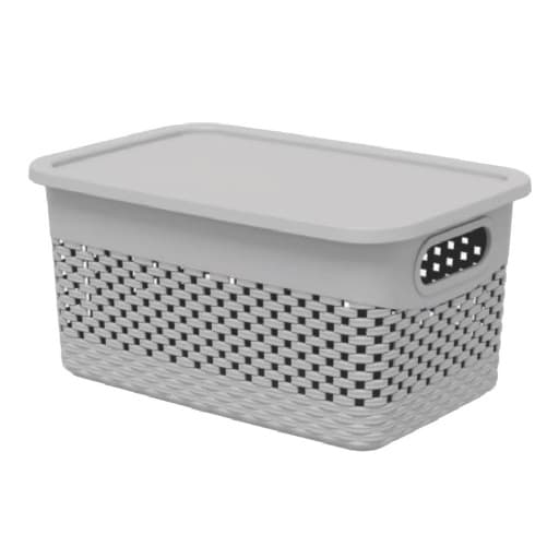 باکس نظم دهنده درب دار کوچک مدل 1205 رنگ کرم