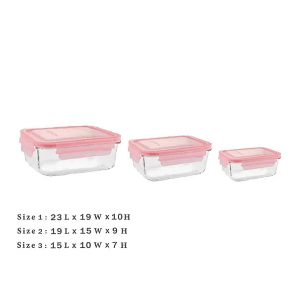 ظرف نگهدارنده لیمون مدل hm305 مجموعه 3 عددی — تصویر ۲
