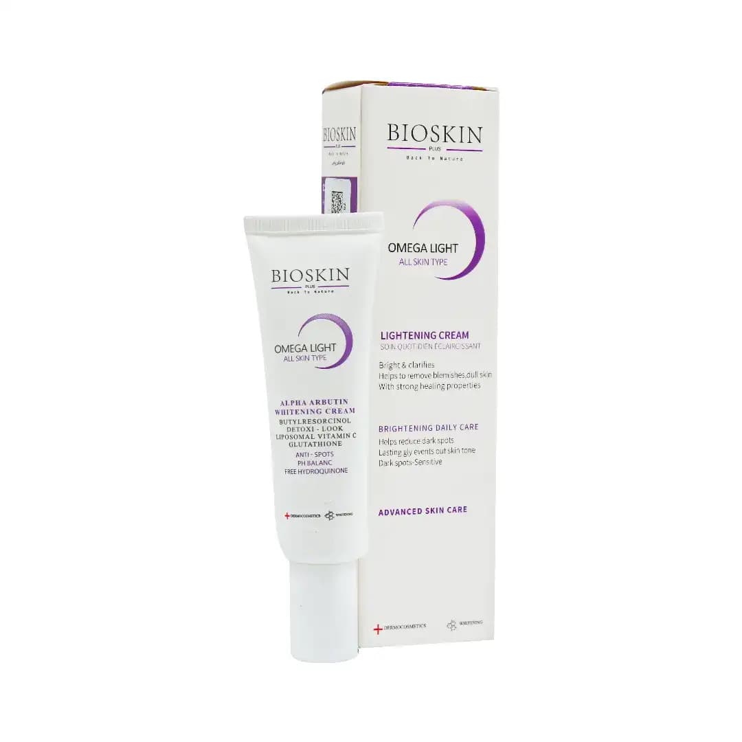 کرم روشن کننده و ضد لک بایو اسکین پلاس انواع پوست 30 میلی لیتر/Bio Skin Lightening Cream 30 ml