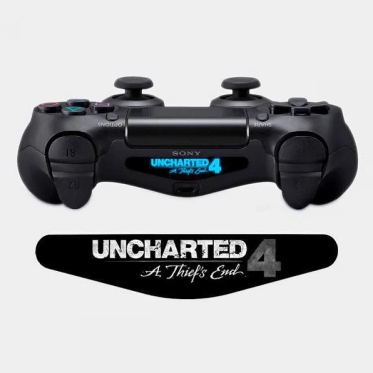 استیکر نوار نورانی دسته پلی‌استیشن ۴ طرح Uncharted 4 (A Thief’s End)