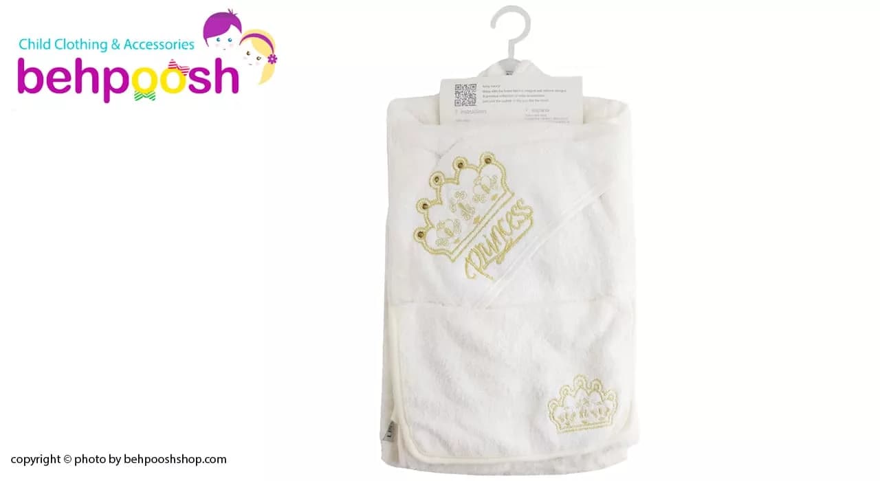ست حوله تن پوش لوکس تاج پرنسس مادركر Mothercare — تصویر ۲