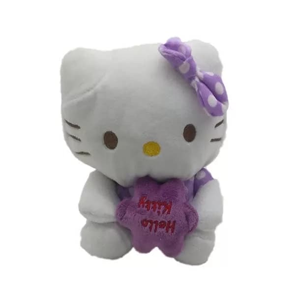 عروسک کیتی پاپیون دار جلو ابر Duoai Toys — تصویر ۳