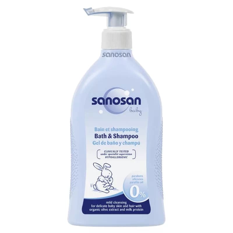 محلول شستشوی کودک 400ml سانوسان sanosan