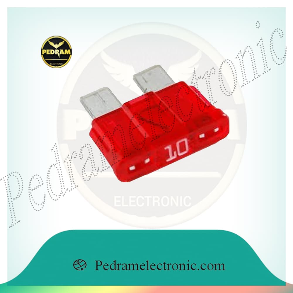 فیوز پخش 10آمپر تخت//FUSE PAKHSH 10A TAKHTE