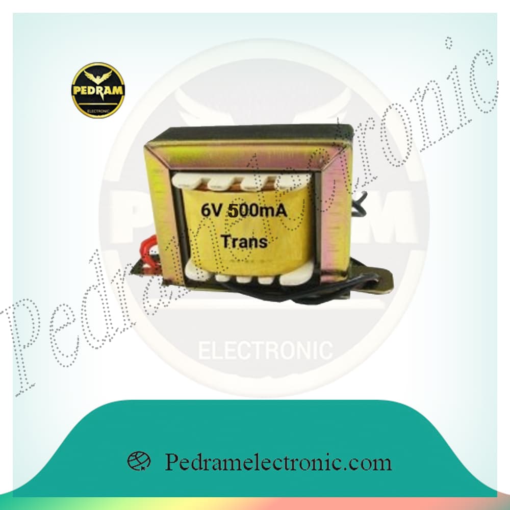 ترانس 6 ولت 500 میلی آمپر 2سر نیو ترانس//TRANS 6V 500MA 2SAR NEW TRANS