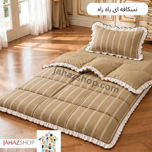 سرویس تشک مهمان چیندار راه راه مدل آنیل — تصویر ۵