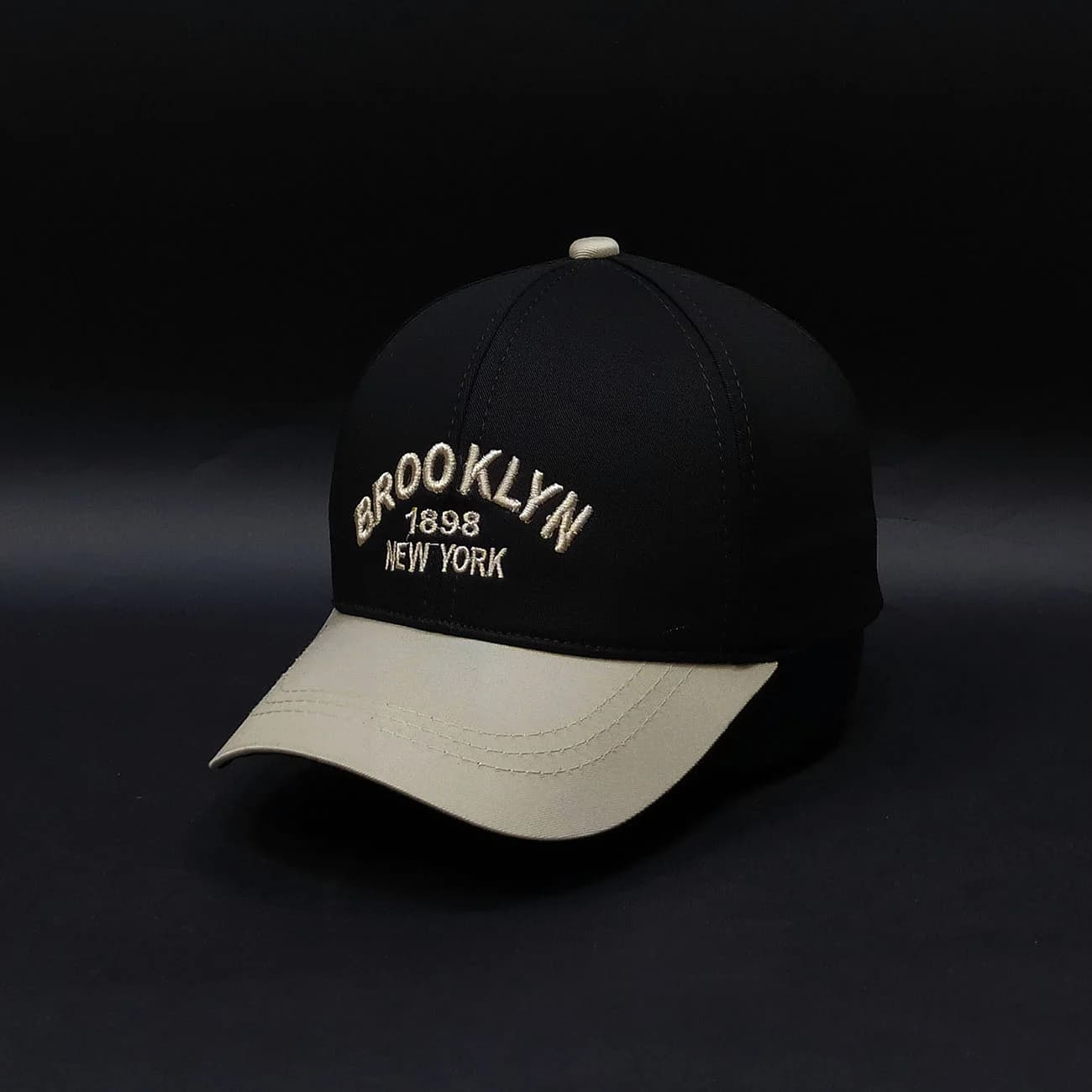کلاه بیسبالی کتان BROOKLYN دو رنگ | کپ بروکلین مناسب استایل کژوال با طراحی خاص — تصویر ۶