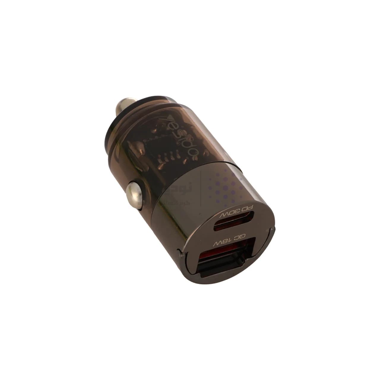 شارژر فندکی PD و فست دو پورت Yesido مدل Y68 30W – مشکی (گارانتی 18 ماه تعویض نیکان همراه) — تصویر ۳