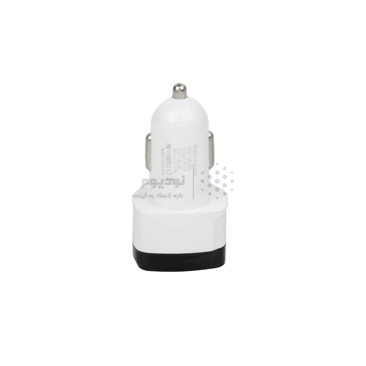 شارژر فندکی فست دو پورت NITU مدل CC835F – سفید مشکی (گارانتی 18 ماه تعویض نیکان همراه) — تصویر ۲