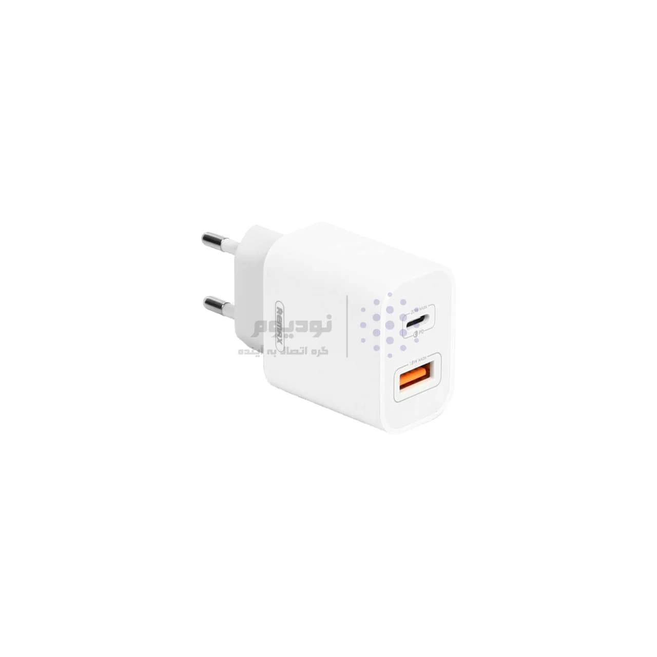 شارژر دیواری فست و PD دو پورت Remax مدل RP-U68 20W – سفید — تصویر ۳