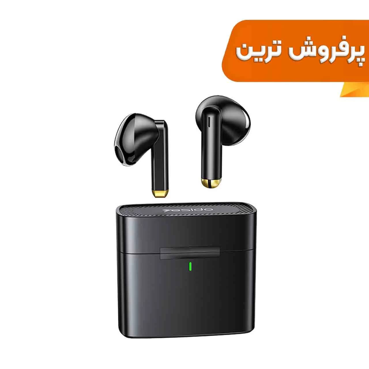 ایرفون بی سیم Yesido مدل TWS15 – مشکی (گارانتی 18 ماه تعویض نیکان همراه)