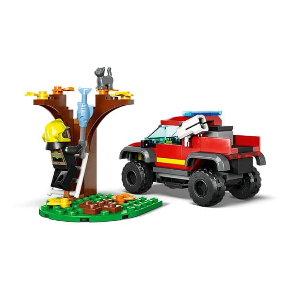 لگو City مدل 4×4 Fire Truck Rescue 60393 — تصویر ۲