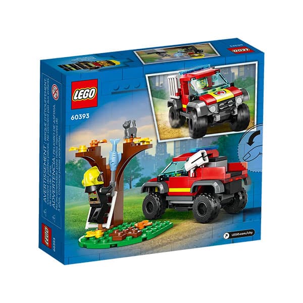 لگو City مدل 4×4 Fire Truck Rescue 60393 — تصویر ۶